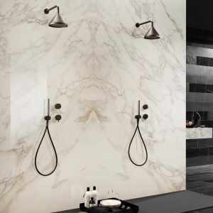 Marble Experience – Scene Calacatta Gold, Sahara Noir 2