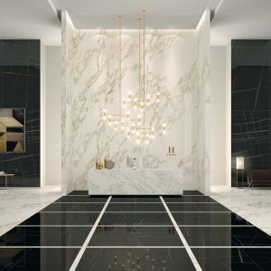 Marble Experience – Scene Calacatta Gold, Sahara Noir 7